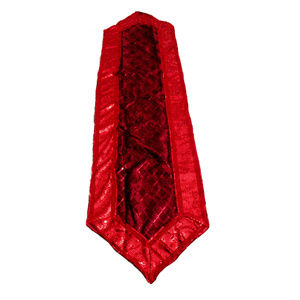 NWT Deep Garnet Red Diamond Pattern Table Runner